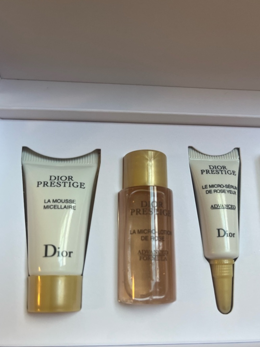 Authentic Dior Prestige Skincare Limited Edition 7 pc Set in Gold Piano Case - Picture 2 of 6